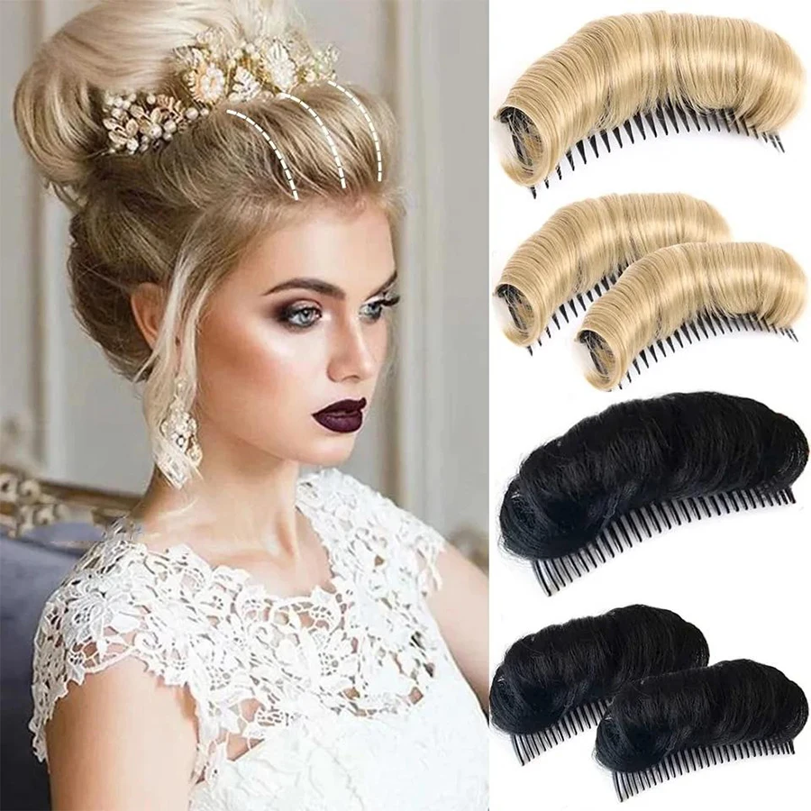 

Synthetic Hair Invisible Bangs Pad High Straight Hair Up Comb False Hair Accessories Natural Hair Extension For Women Wig 2030