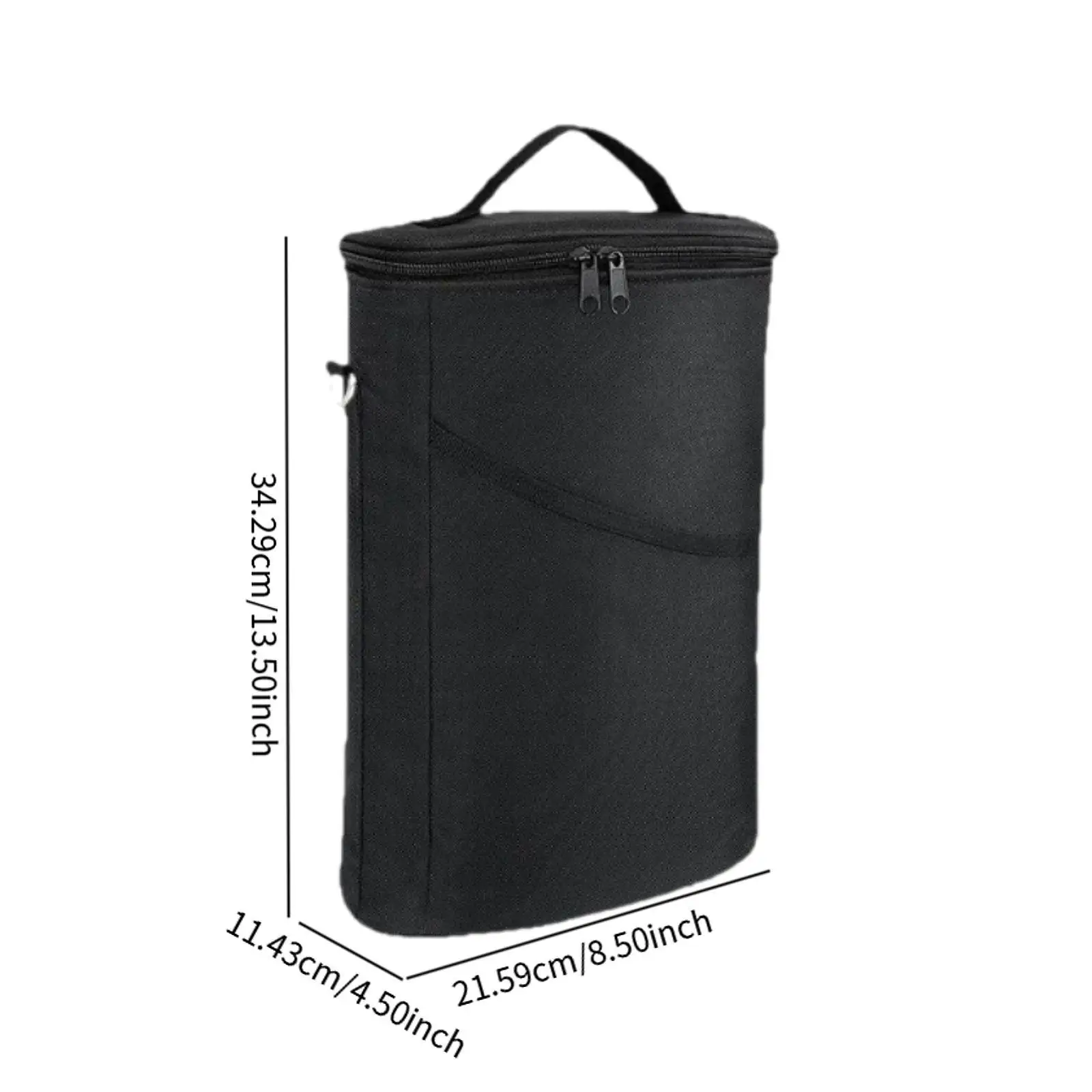 2 Bottle Wine Totes Bag Comfortable Cooling Bag for Fishing Lunch Outdoor - view 6