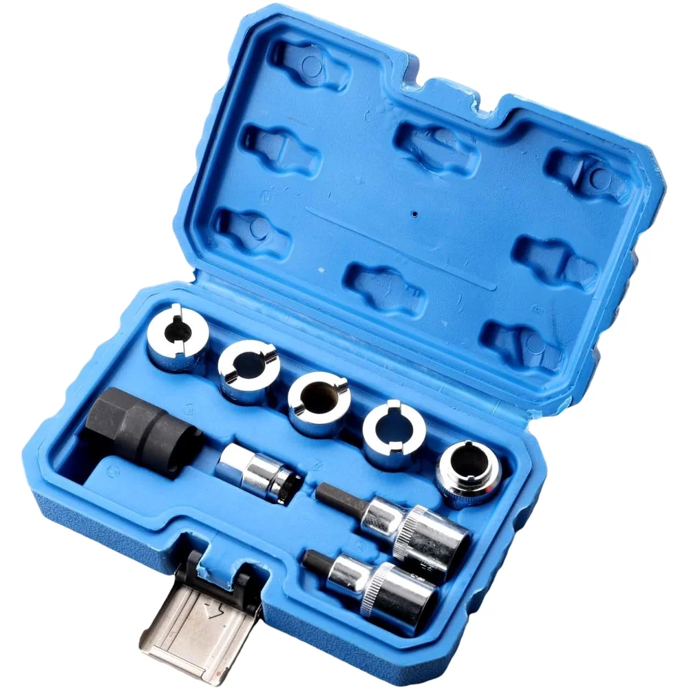 

Shock Absorber Strut Mount Nut Screw Tightening Sleeve Wrench Removal Tool Set Spring Compressor Socket Wrench Set For Strut