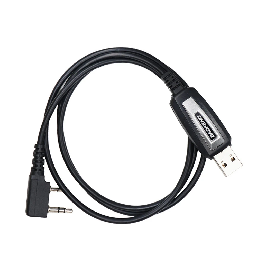 กันน้ําสายการเขียนโปรแกรม USB withDriver เฟิร์มแวร์สําหรับ BaoFeng UV5R/888s Walkie Talkie K Connector Wire