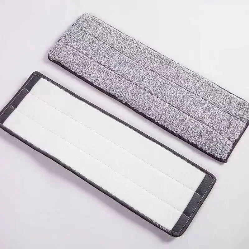 Washable Microfiber Mop Pad Replacement, Dust Mop, Household, Head Cleaning Pad, Grey Color, 3Pcs