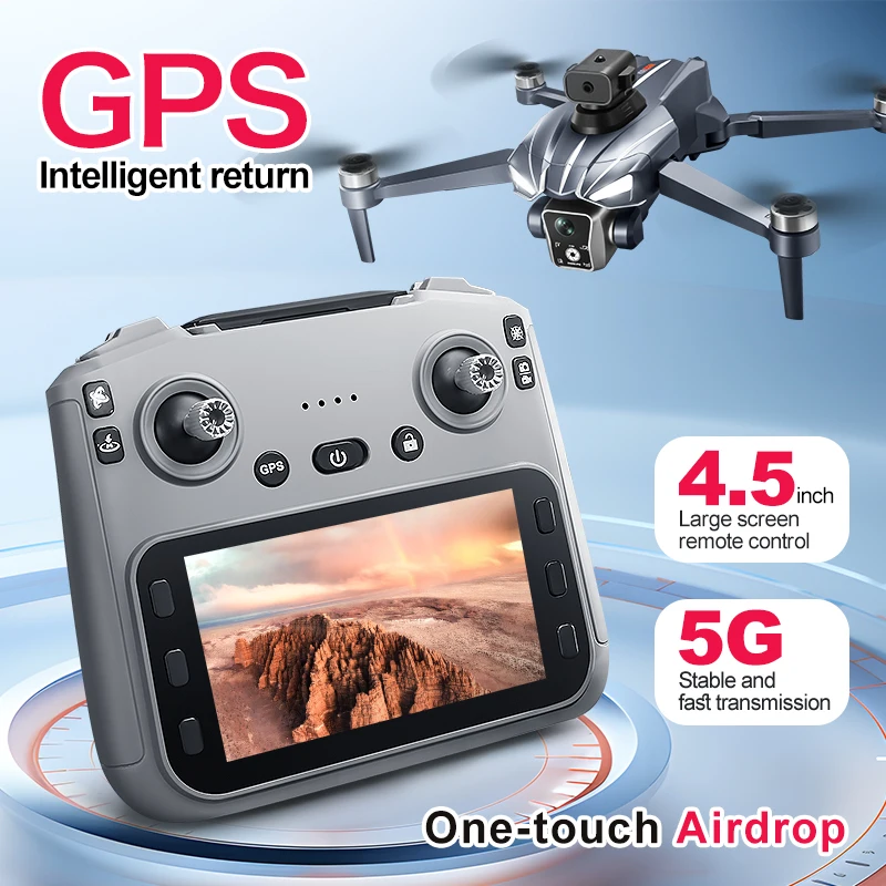 K18 MAX GPS Drone Professional 4K HD Dual Camera, 5G WiFi & 4.5