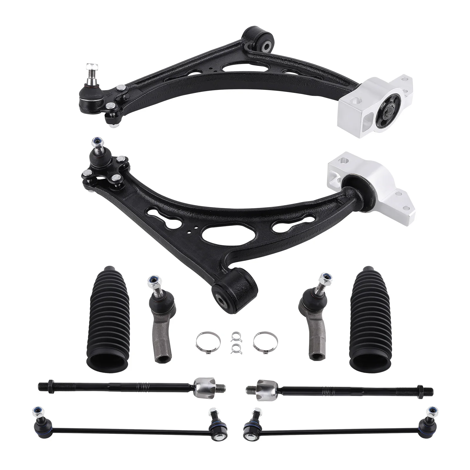 MaXpeedingrods Front Lower Suspension Wishbone Control Arm Track Rod Kit For Audi A3 VW Golf V 1K1 Golf Jetta SKODA Octavia