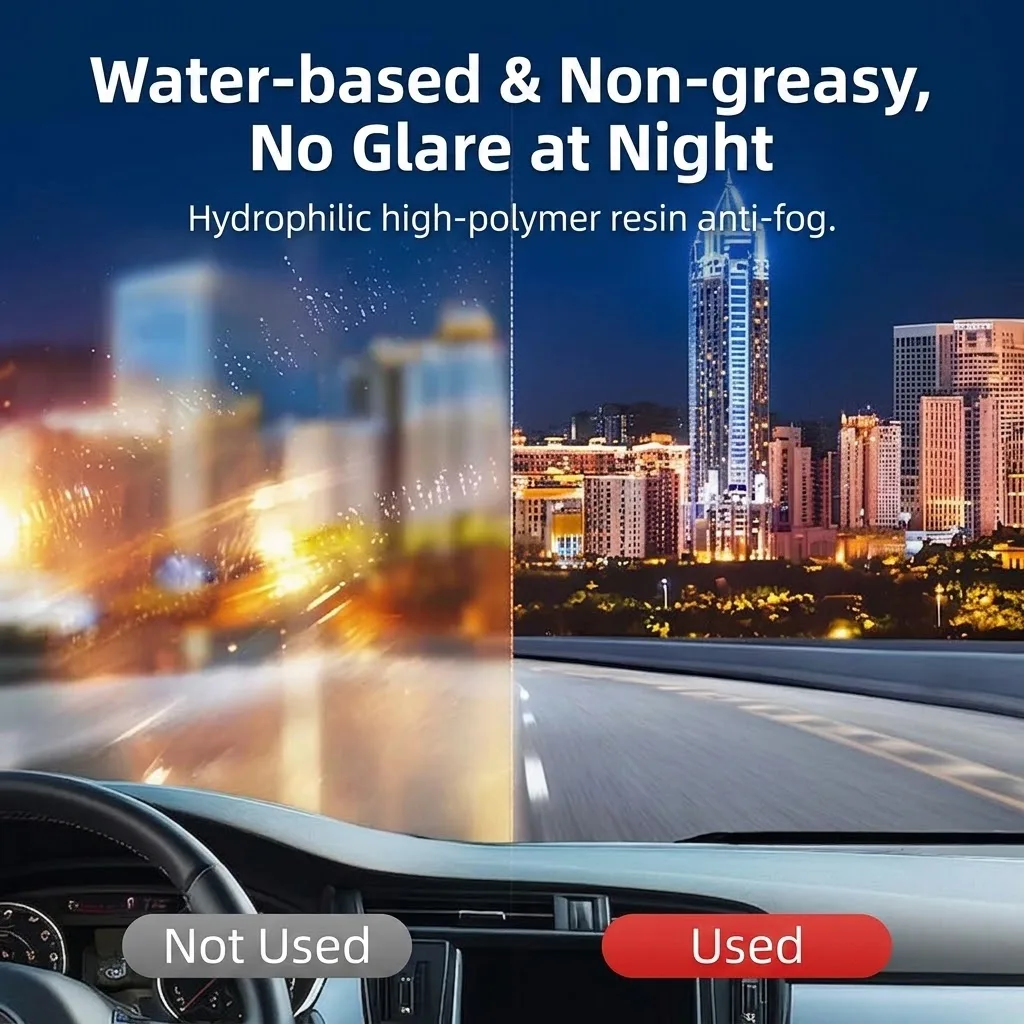 90ml Self‑Lubricating Coating 3.0 Nano Hydrophobic Glass Coating Agent Rain Repellent Improve Night Vision For Car Windshield