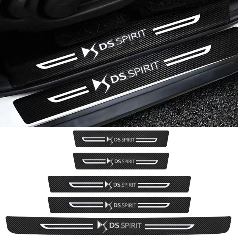 Car Door Threshold Sill Protective Film Sticker for Citroen DS SPIRIT Xsara DS3 C3 DS4 C2 DS5 Berlingo C4L Saxo Picasso Elysee