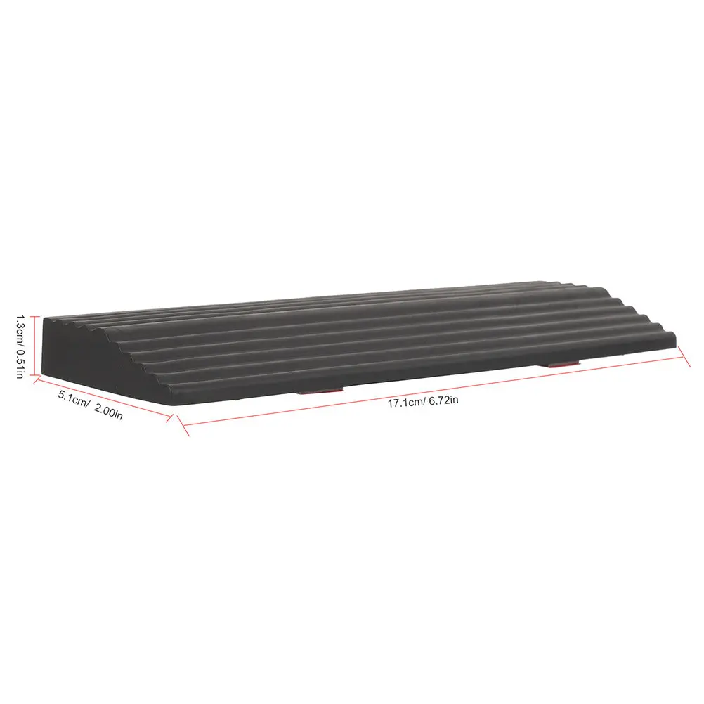 2Pcs Robot Vacuum Cleaner Threshold Ramp Plastic Lightweight Anti-Slip Ramp Pad Suitable for Door Steps Sweeping Robot Mat