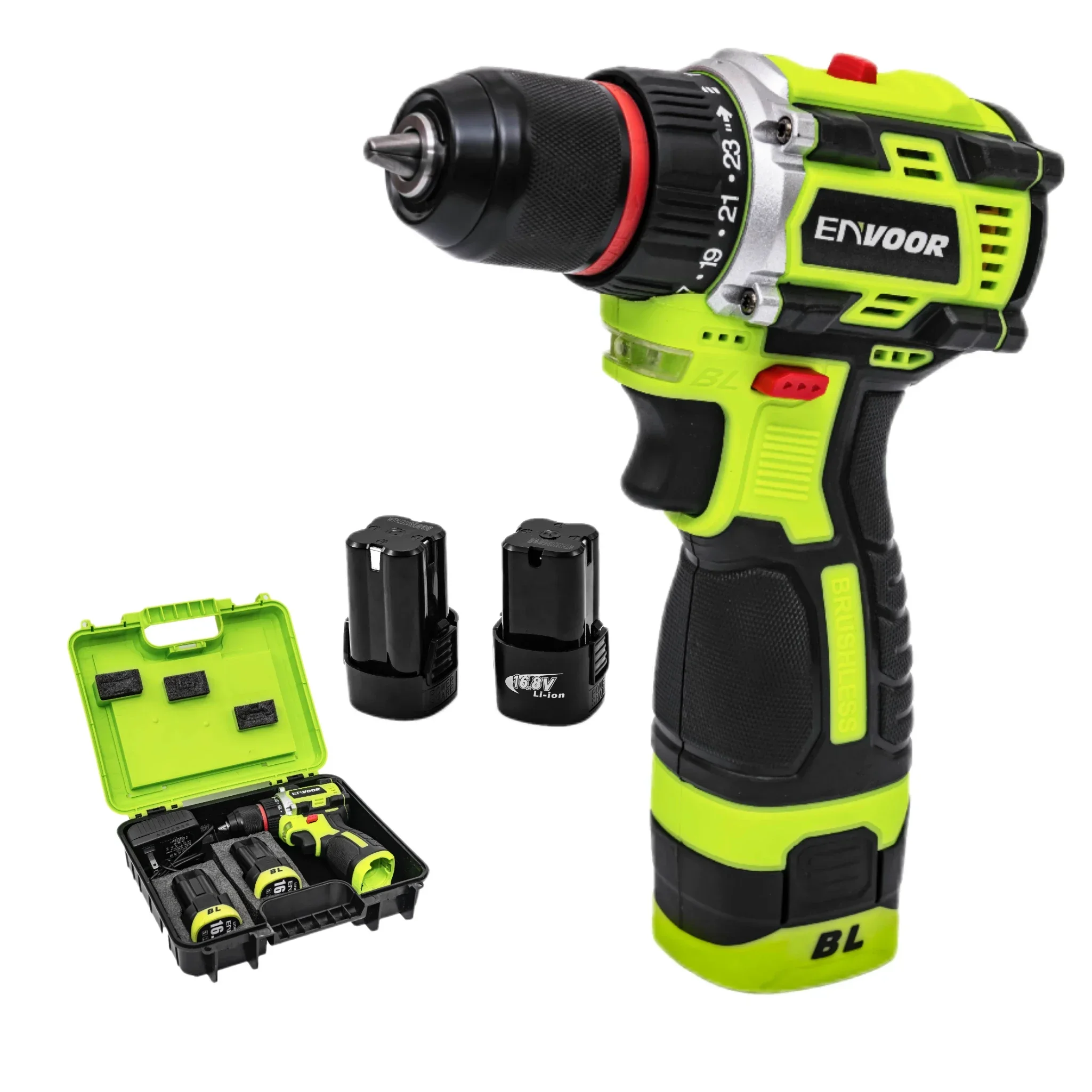 

005 16.8V Electric Screwdriver Rechargeable Lithium Battery Cordless Electric Drill Tool Machine