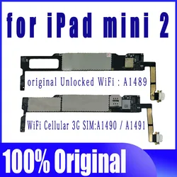 Original A1489 A1490 A1491 Free iCloud Logic Board For iPad Mini 2 Motherboard With IOS System 100% No ID Account