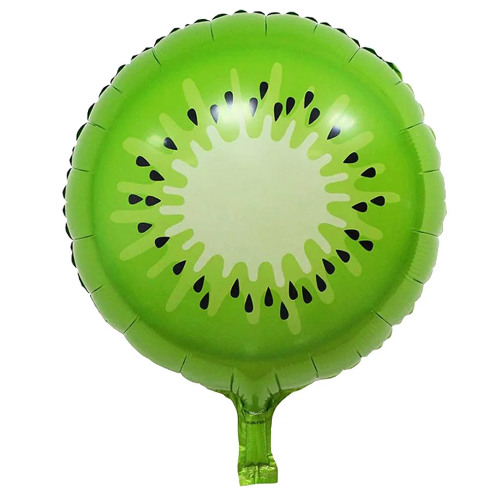 

18 inch Kiwifruit Foil Balloons Premium Mylar Reusable Inflation Deflation Birthday Wedding Party Decorations Glossy Creative