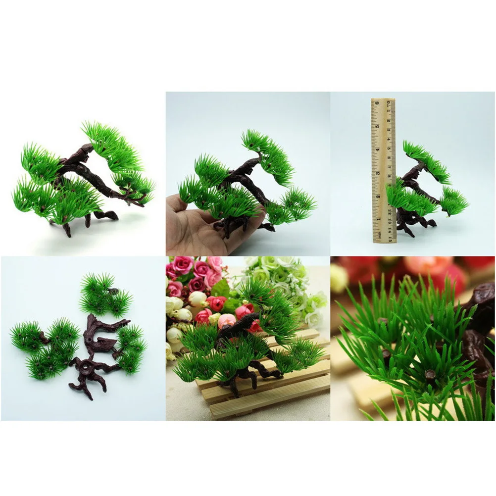 

Big Aquarium Artificial Pine Tree Decoration Natural Landscape Accessories Fish Tank Bonsai Ornament Aquarium Decoration
