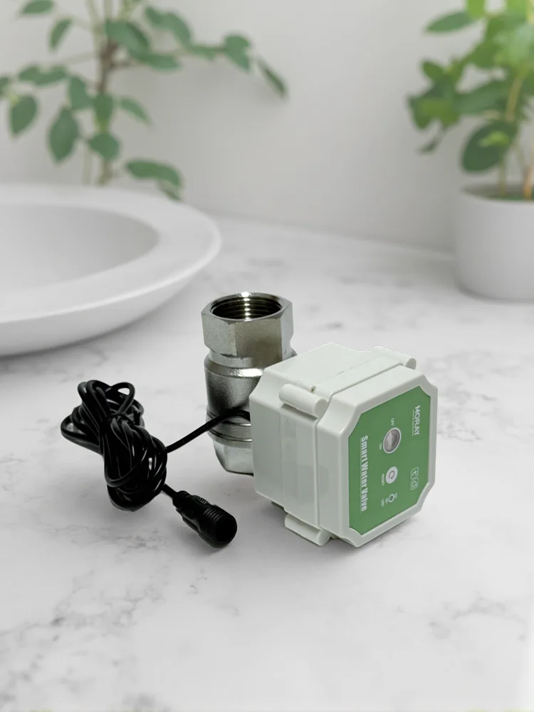 ME220XXW TUYA Intelligentes WLAN-Wasserventil IP67 Geeignet für Gärten und Teiche Kompatibel mit Smart Life, Alexa und Google Home