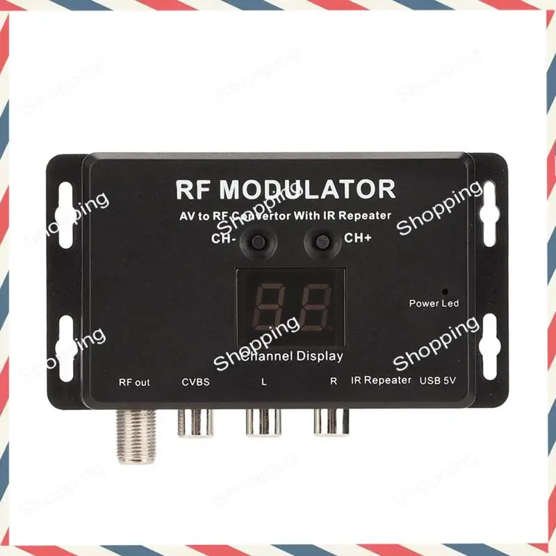 M20K RF Modulator Professional PAL NTSC 21 Channel AV To RF Convertor For Set Top Box DVR DVD