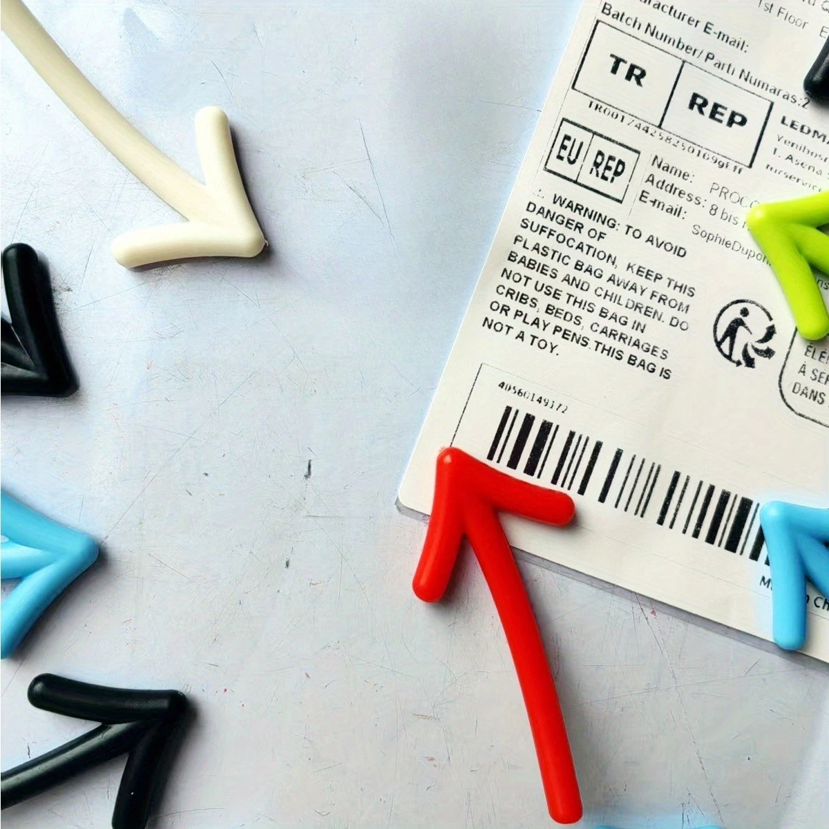 6/12 قطعة من ملصقات السبورة المغناطيسية المكدسة ثلاثية الأبعاد - مشابك مغناطيسية ABS ملونة ومتينة للسبورات البيضاء واللوحات والمزيد