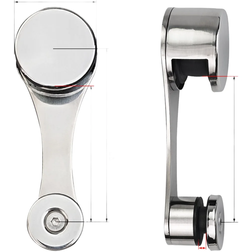 For top Hung Sliding Glass Door Roller Stainless Steel for Bathroom Shower Systems 40.0x35.0x12.0cm Dimensions