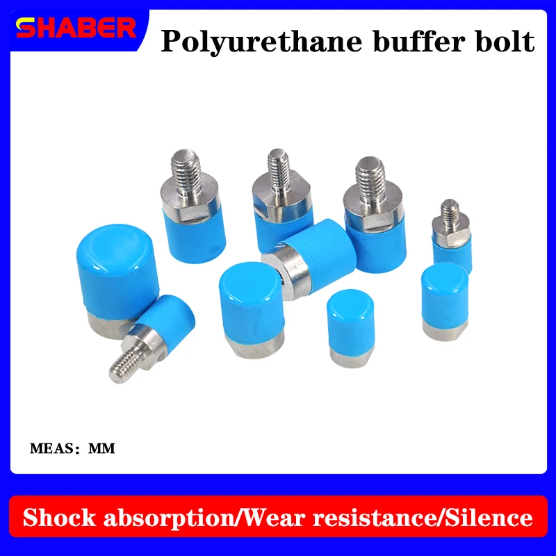 

【SHABER】Supply external threaded stainless steel pneumatic anti-collision bolts and internal threaded polyurethane buffer screws