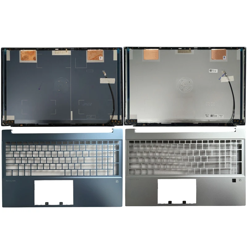 For HP Pavilion 15-EH 15-EG 15Z-EH TPN-Q245 Q246 Rear Lid TOP case laptop LCD Back Cover/palmrest upper with Fingerprint hole