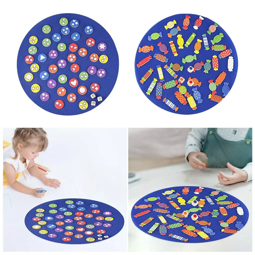 لعبة مطابقة فرز الألوان الخشبية، تصنيف الألغاز التعلم التعليمي Motorik المصنوع يدويًا لمدة 3 سنوات