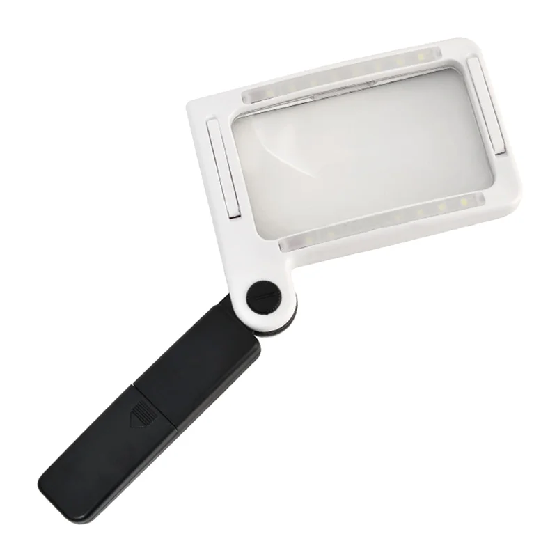 

AT21-3.5X Professional Handheld Magnifying Glass Reading Lens 16 LED Light For Reading Magnifying Glass