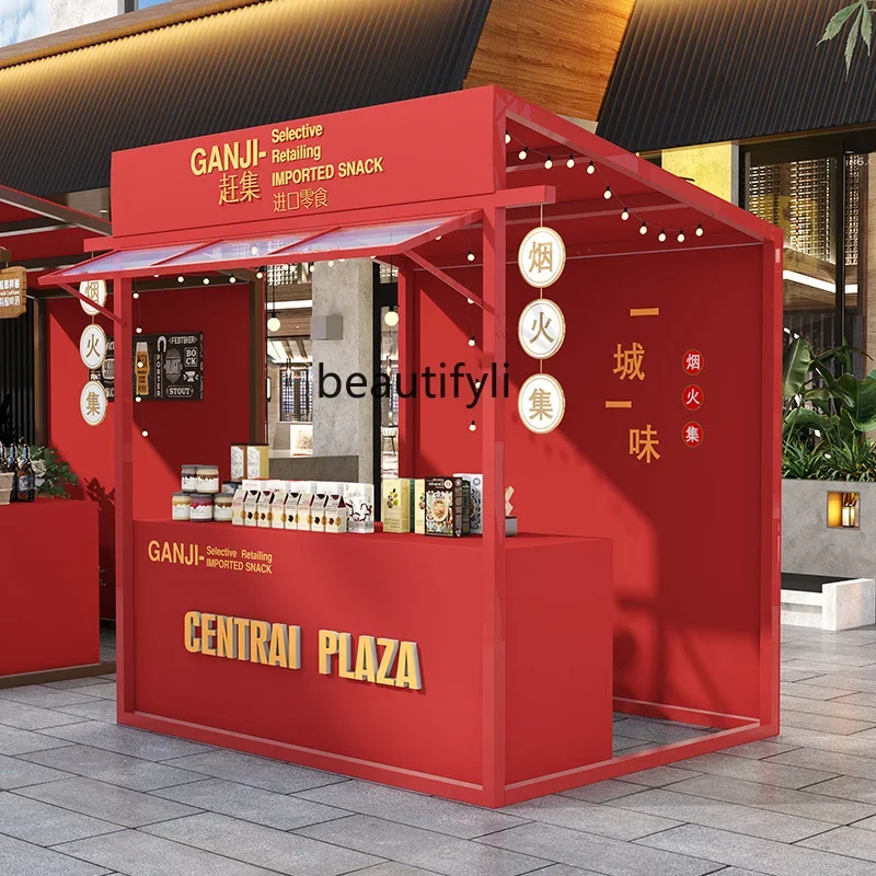 

A50 Market stall stand display stand stall table vending kiosk city square stall