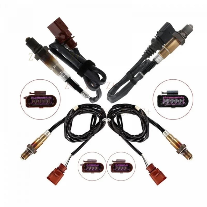 Z+  4pcs Up+Down Oxygen Sensor For Audi A8 Quattro 4.0L V8 Turbocharged 2013 - 2018