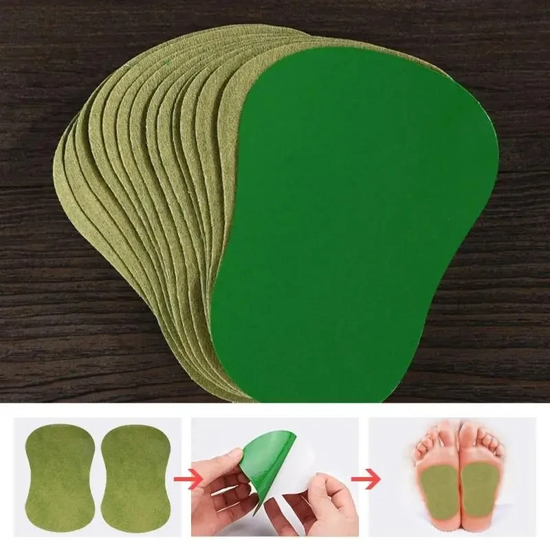 6/12/24/60pcs Wormwood Detox Foot Patch Natural Pads Heel Fatigue Plaster