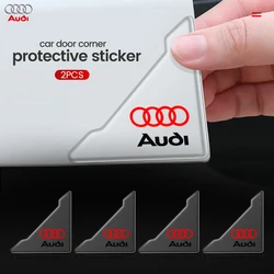 2Pcs Car Decoration Car Door 90 Degree Angle Corner Cover Bumper Care Tool For Audi S Line A4 B9 B7 A1 A5 Q3 Q7 A6 C6 C7 A3 Q4