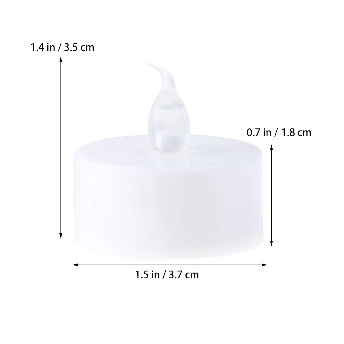 24Pcs Electric Lights Realistic Flame Effect LED Tea Candles Eco Friendly Safe Smoke Lamp Party Decoration