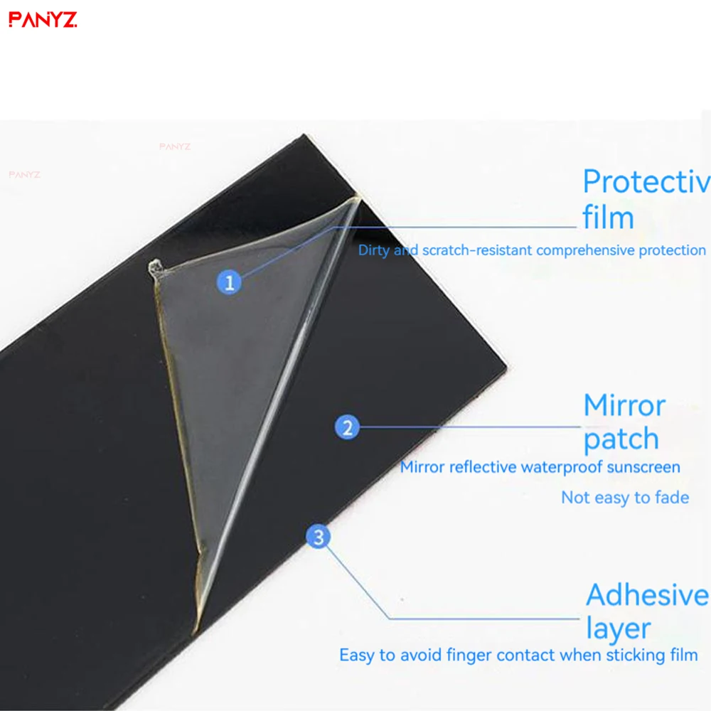 6 Pcs Car Glossy Piano Black Window Pillar Posts Door Trims Cover Sticker for VW Jetta 2019 2020 2021 Auto Exterior Accessories