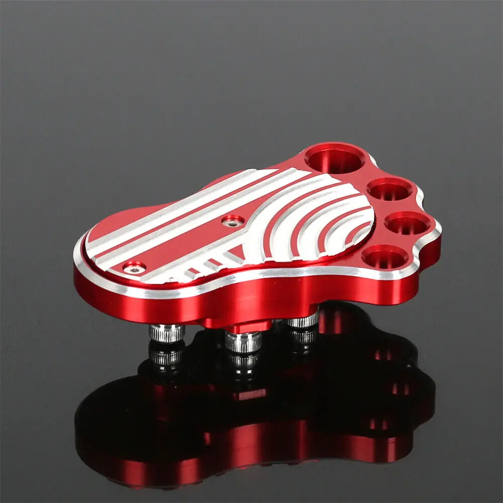 Crampons de sculpture 3D CNC, pédale de frein, coussinet de cheville pour Honda Monkey 125 (JB02/03) Grom Super Cub C125 Dax125, repose-pieds pour passager arrière