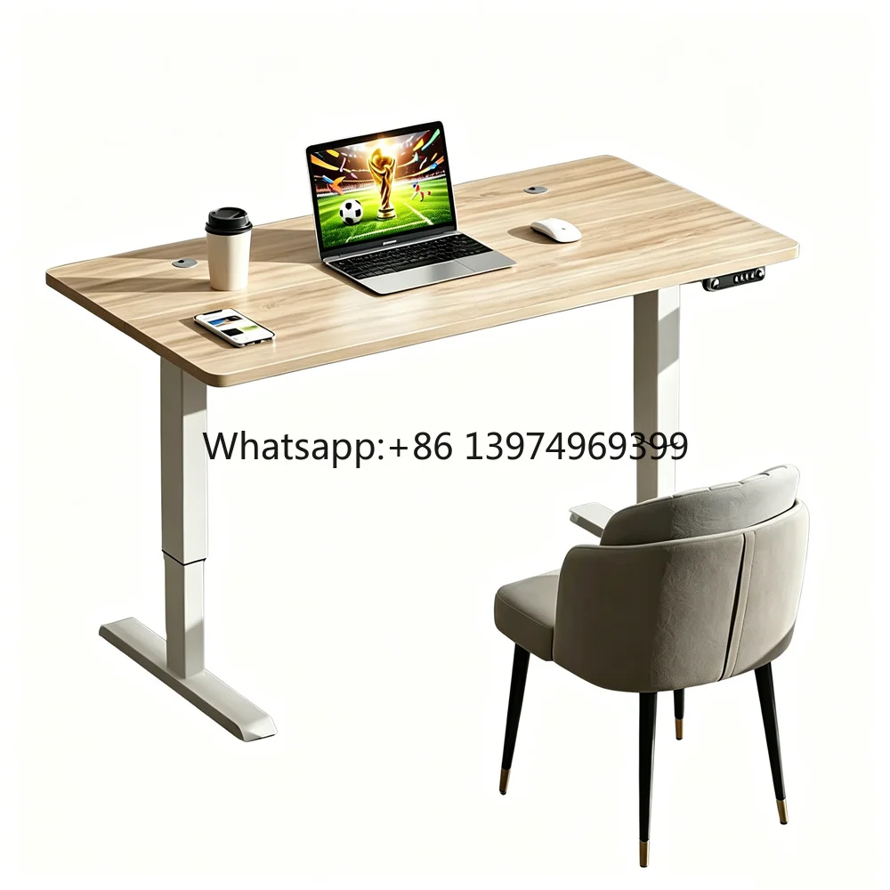 OEM ODM 100kg 2-Stage Dual Motor Computer Standing Table Ergonomic Smart Electronic Height Adjustable Sit Stand Desk Frame