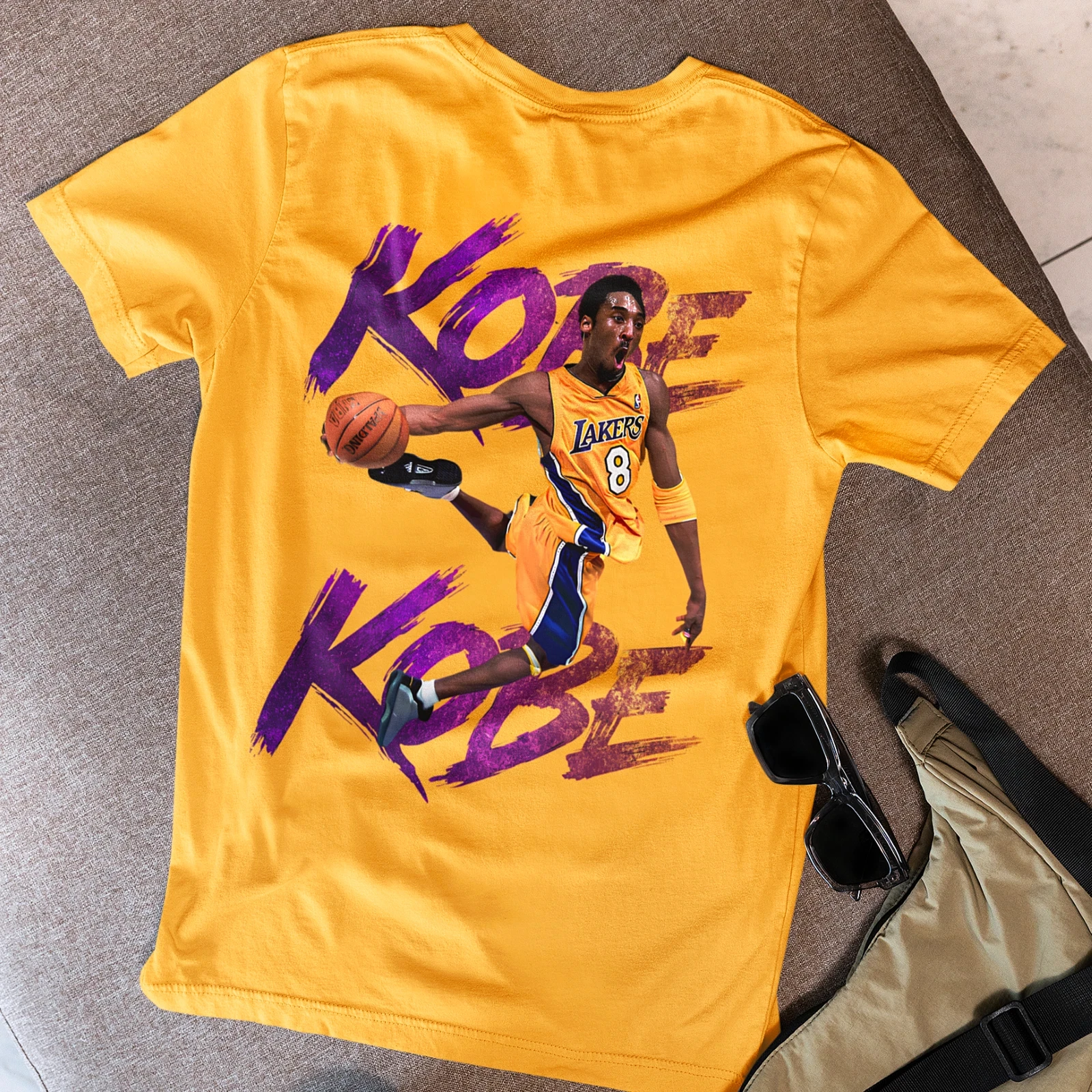 New 2026 Summer Premium Kobe Bryant Throwback Tee - Dunking Tribute T-Shirt By OnCulture