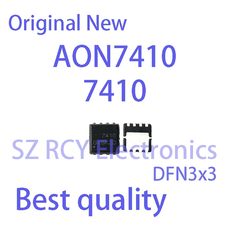 (10-100 PCS) NOVO AON7410 7410 DFN3x3 MOSFET IC Chip eletrônico