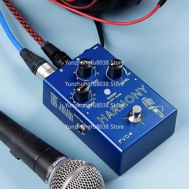 

Electric Wood Guitar Effects Fv04 Guitar Monolithic Backing Track Vocal Harmony Effects Portable Professional Grade