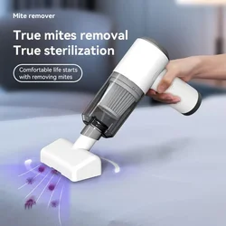 Handheld UV Bed Mite Removal Instrument Mattress Wireless Vacuum Cleaner Machine For Pillows Sheets aspirador portatil sem fio