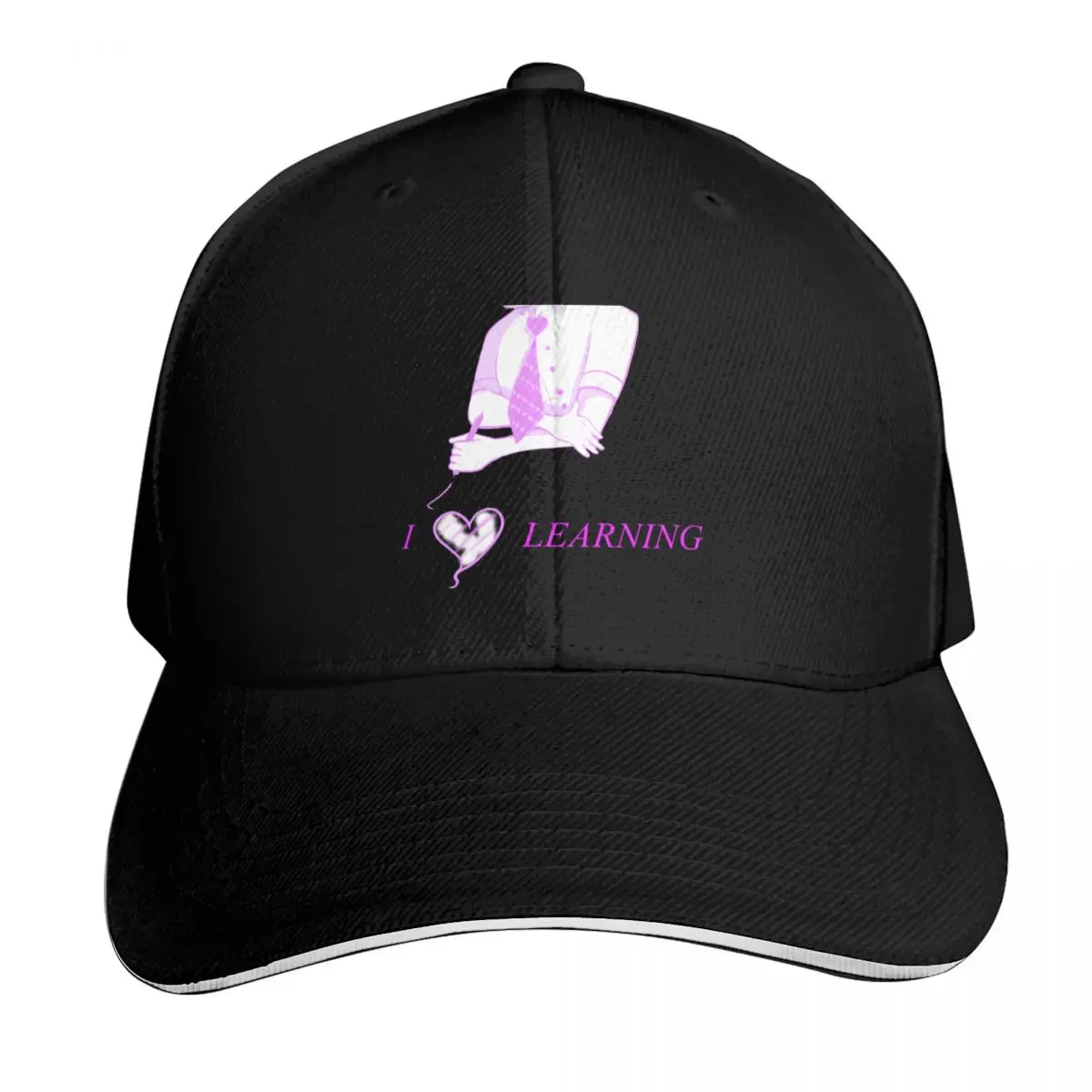 I Love Learning! Baseball Cap Snapback Flat Bill Strapback Dad Hat Six Panel Structured Crown