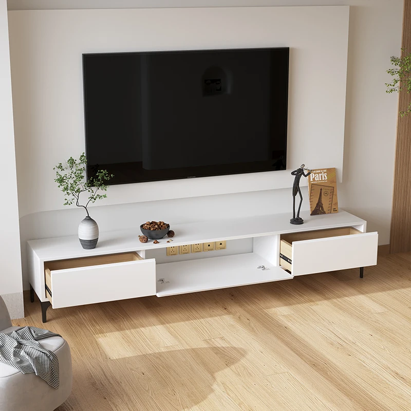 

Solid wood TV cabinet simple modern coffee table combination minimalist TV cabinet