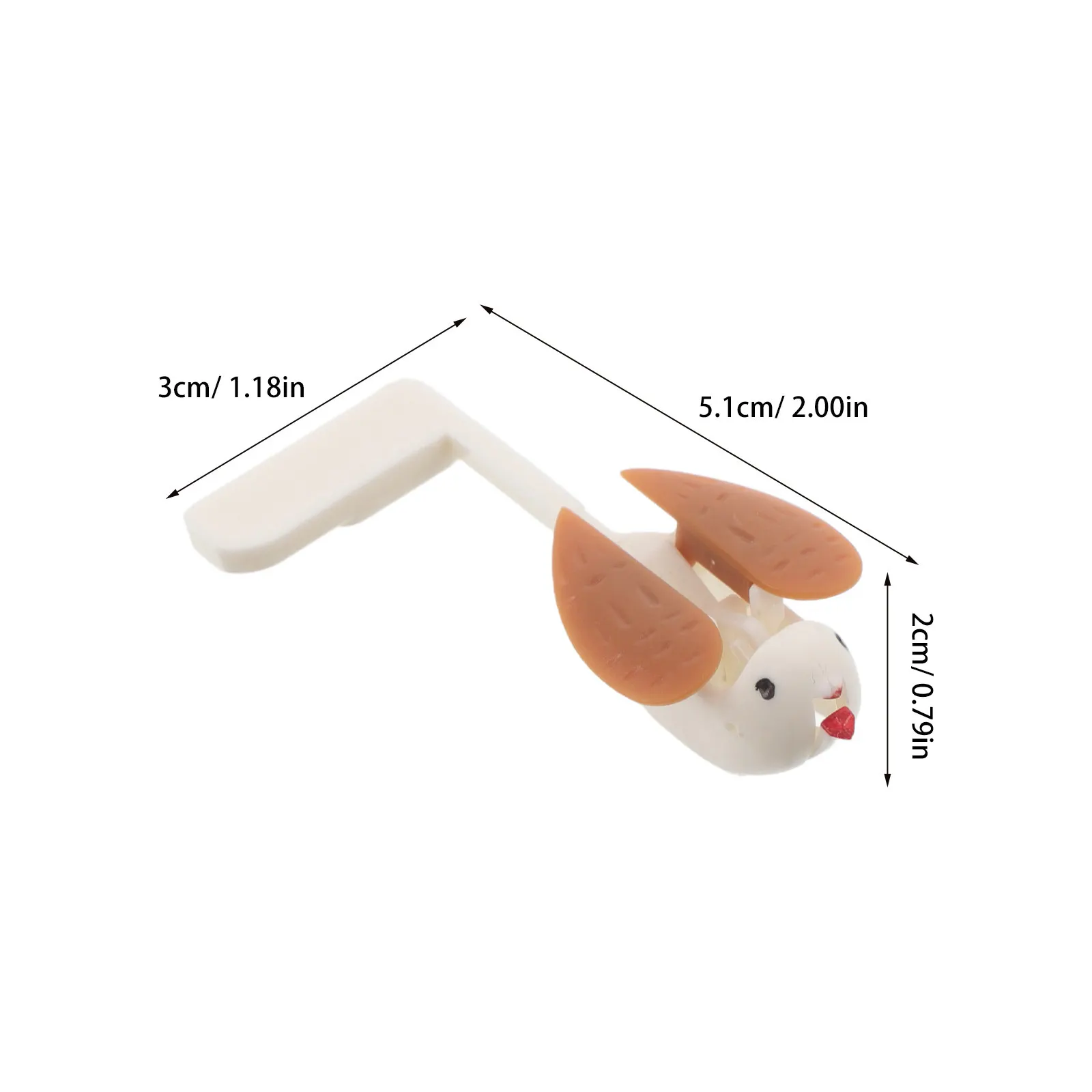 4Pcs Retro Clock Bird Replacement Plastic Singing Bird Part Compatible with Most Cuckoo Clocks DIY Decorative Vintage Clock