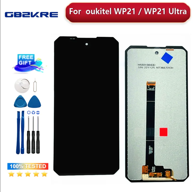 Oryginalny wyświetlacz LCD OUKITEL WP21 o przekątnej 6,78 cala z ekranem dotykowym i digitizerem do wyświetlacza LCD OUKITEL WP21 Ultra Części zamienne