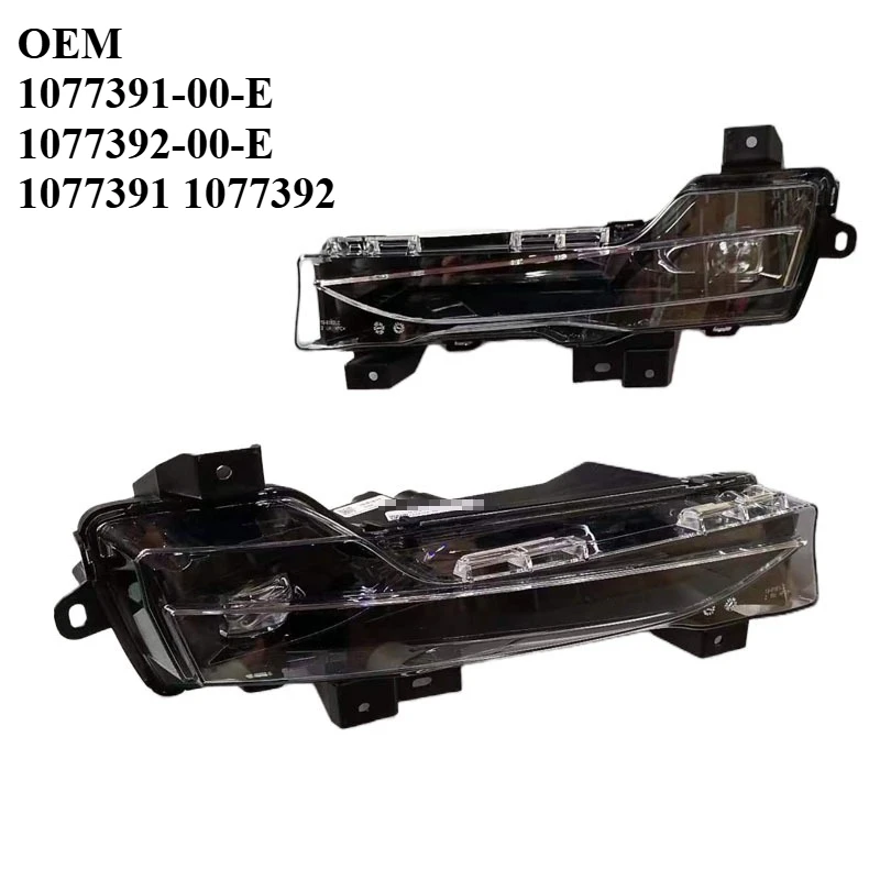 For Tesla Model 3 2017-2023 Model Y 2020-2025 Fog Light Lamp Assembly Left & Right OEM 1077391-00-E 1077392-00-E 1077391 1077392