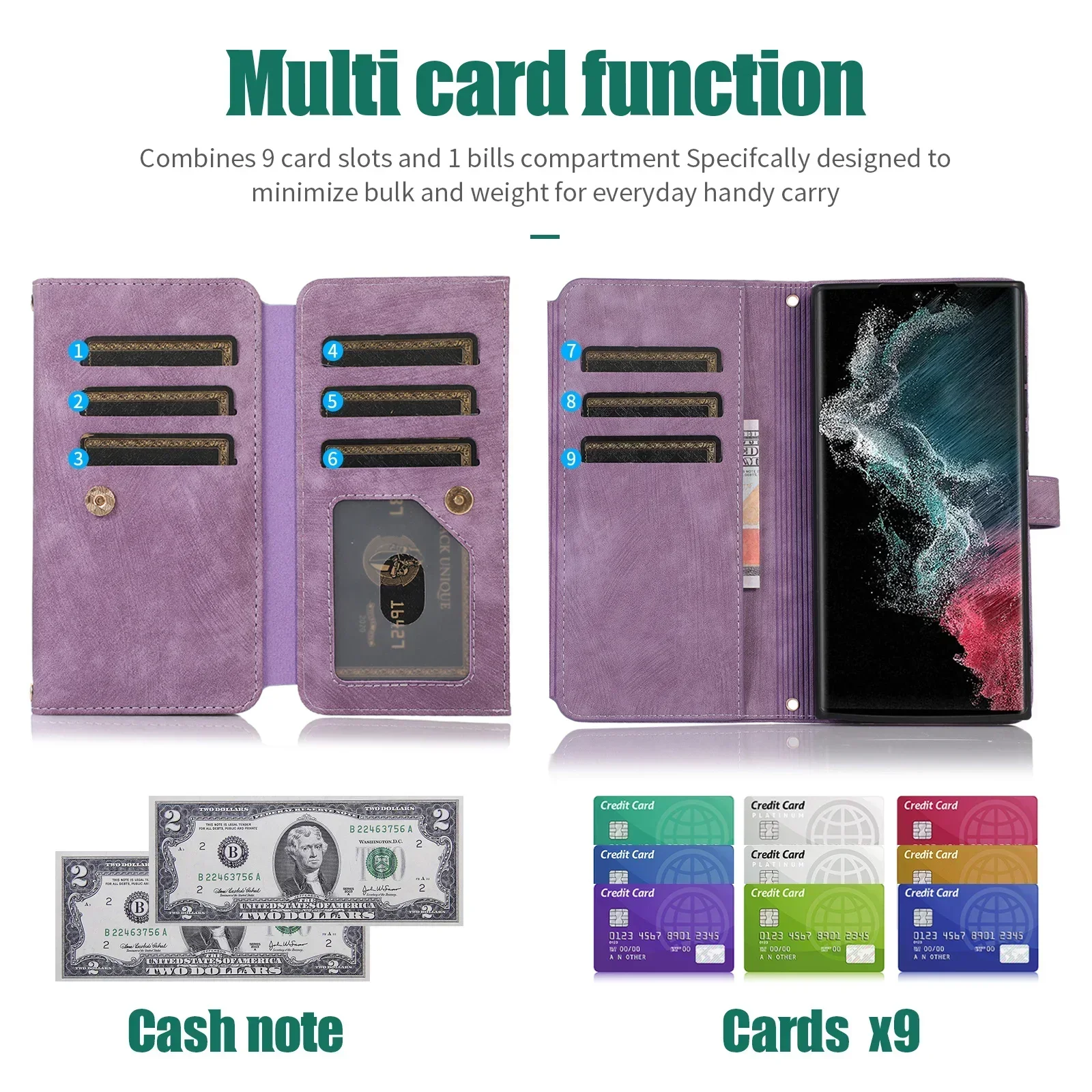 Crossbody قضية الهاتف لسامسونج غالاكسي S23 S24 FE S25 الترا S22 زائد A16 A06 A26 A36 A56 A15 A35 A55 محفظة حامل بطاقة غطاء