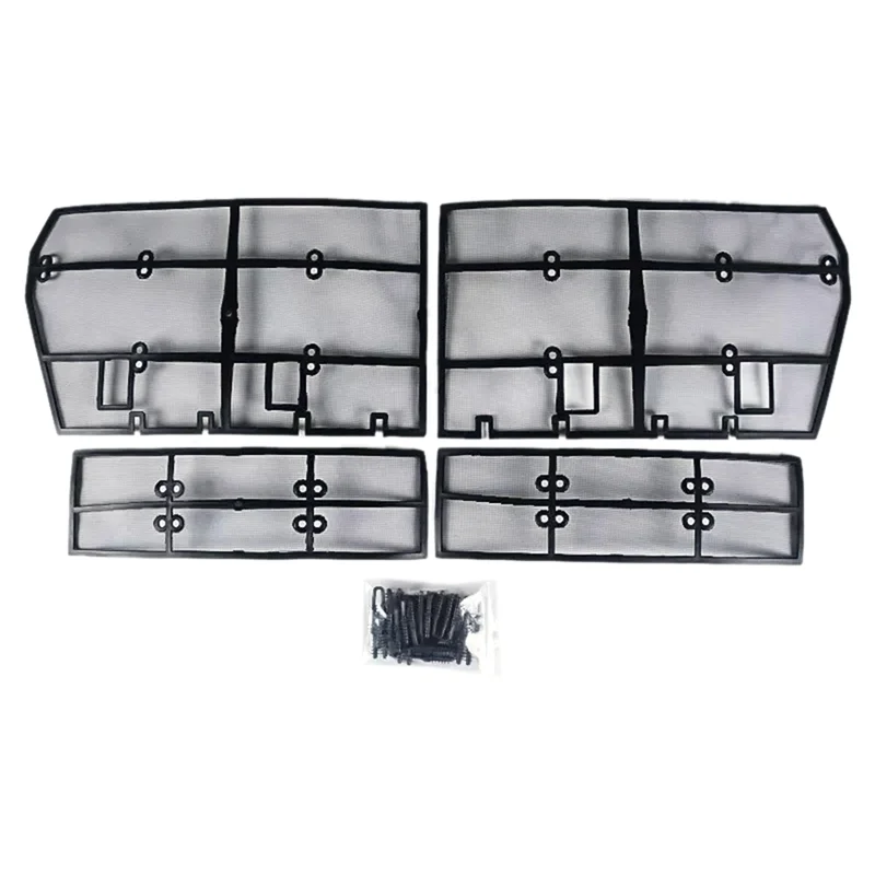 

4 шт. решетка от насекомых, сетка для передней решетки для Toyota Land Cruiser Prado 2018 2019 FJ 150, запчасти, аксессуары