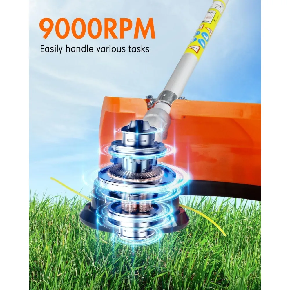 18-V-Akku-Fadenschneider und Kantenschneider mit Lithium-Ionen-Akku – keine Batterie oder Ladegerät im Lieferumfang enthalten, geeignet für Rasen- und Garten-Ma