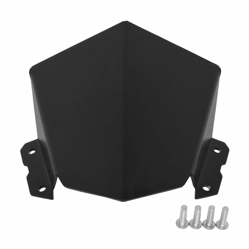 دراجة نارية الألومنيوم الزجاج الأمامي الزجاج الأمامي درع الشاشة مع مسامير لياماها MT-15 MT15 2018 2019 2020 2021 2022 2023 #3