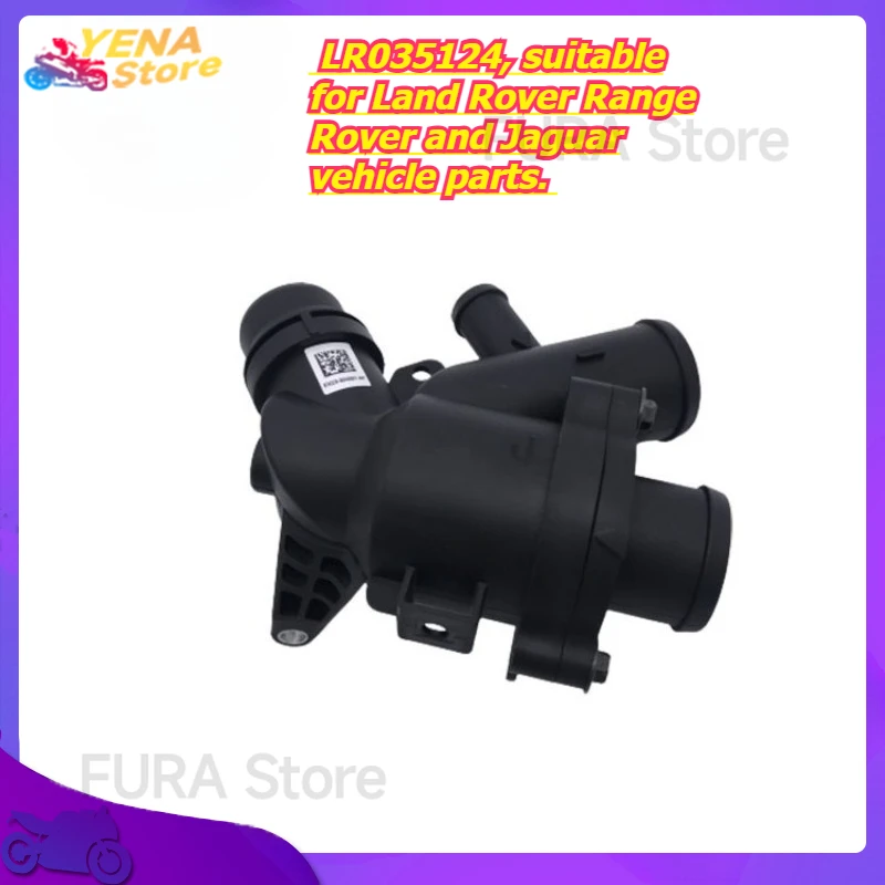 

Engine cooling temperature regulator housing assembly, LR035124, suitable for Land Rover Range Rover and Jaguar vehicle parts.