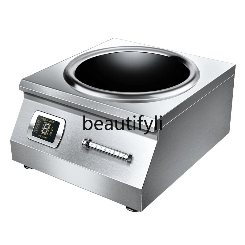 

Induction Cooker Commercial Flat Concave High Power Hotel Restaurant Kitchen 8000W Magnetic Control