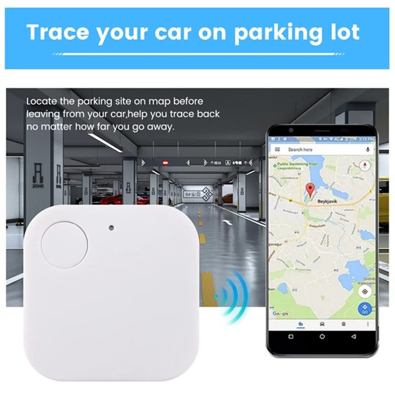 

LDFH Bluetooth Smart Tag Finder Tracer Child Pet GPS Locator Alarm Wallet Key Tracker