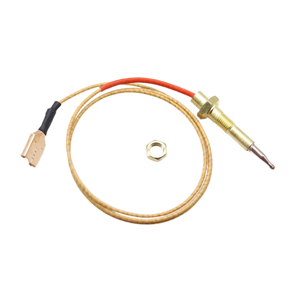 Gas Fireplace Cooker Thermocouple Griddle Stove Parts Temperature Sensor Burner Accessories Flame Fail Safe Wire 65cm