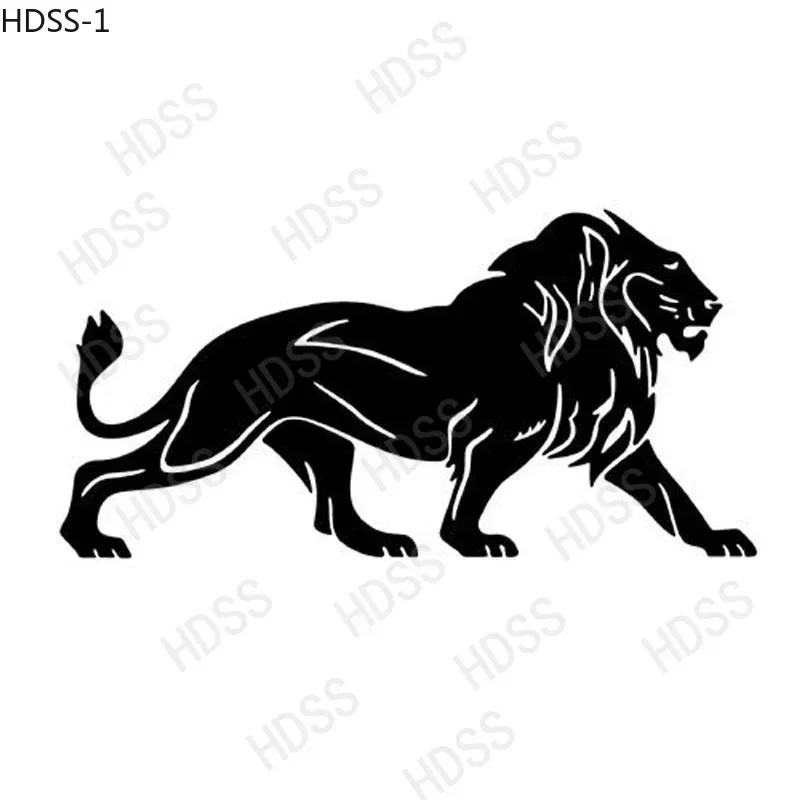 

HDSS--A Pair of Lion Personality animal Car Sticker Decal Decorative Cover Scratches Sticker Animal Stickers/2014