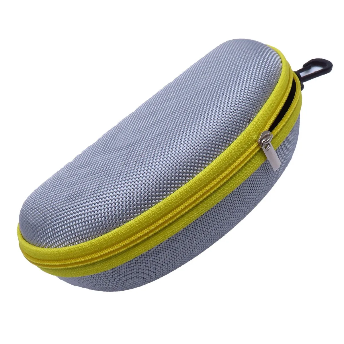 Caixa De Armazenamento De Papelaria Portátil, Caixa De Óculos, Estojo rígido preto, Grande Suporte, Protetor, Zipper Sunglasses Case, Óculos Acessórios