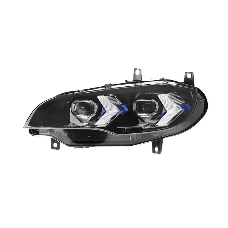 Car Lights For BMW X6 E71 Headlights 2008-2014 X6 LED Projetor Headlamp Daytime Running Light Automotive Accessories